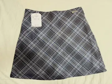 Chico 2way 레이어드 체크 박스 타이트 미니 스커트