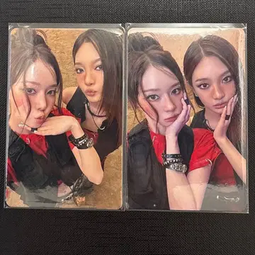 aespa dirtywork 워너 특전 윈터 닝닝 럭드