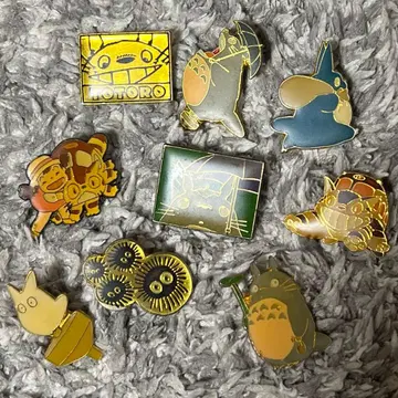 지브리 캐릭터 핀 배지 세트