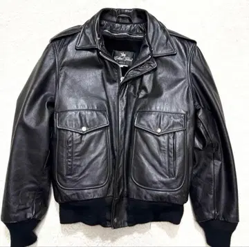 70s 골든 플리스 G-1 플라이트 자켓 38 블랙 USA