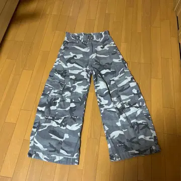 CRAMMY 카키 카모플라쥬 워크 팬츠 M