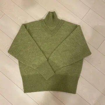 KBF 터틀 니트 리버서블 그린