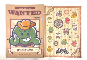 한계 리볼버 클리어 파일 6장 세트 스티커