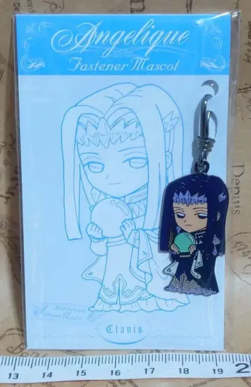 클라비스 어둠의 수호성 안젤리크 지퍼 마스코트 키링