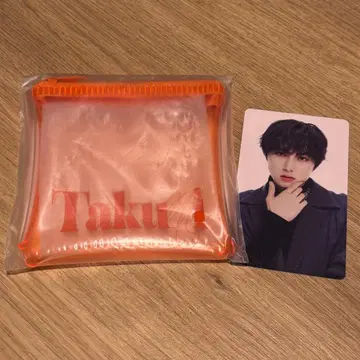 INI 팝업 클리어 파우치 오자키 타쿠미 트레이딩 카드 124