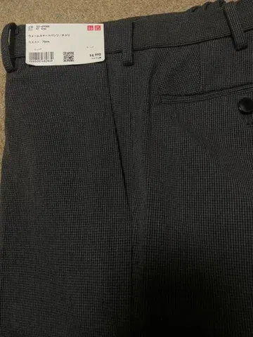 UNIQLO 유니클로 웜 스마트 팬츠 치드리 79cm