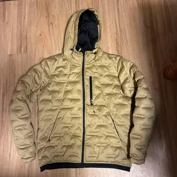 워크맨 FieldCore 후드 부착 다운 자켓 LL 베이지