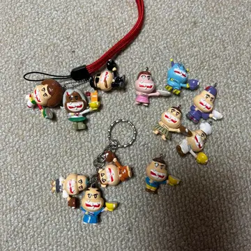 밥이 술술 스스무 군 백면상 피규어 핸드폰 스트랩 경품 당선품