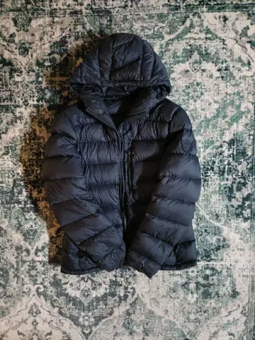 DOOA ssc 나폴리 후드 부착 다운 자켓 네이비