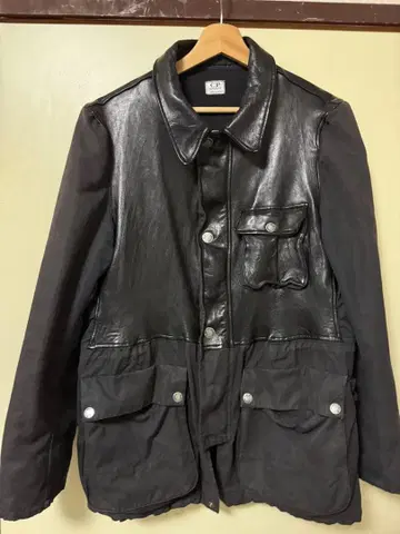 90s C.P. Company 가죽 코튼 자켓 50 L 상당