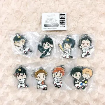 데포라바! 크게 휘두르기 키링 전 8종 풀 컴프