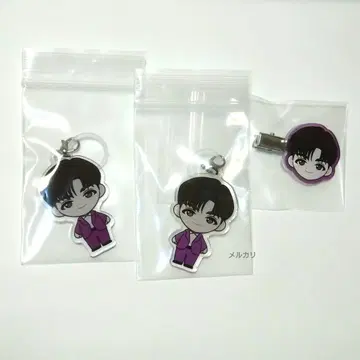 초특급 료가 Joker 아크릴 참 헤어 클립