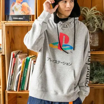 니코앤드 플레이스테이션 한정판 쭈리 후드티 L 그레이