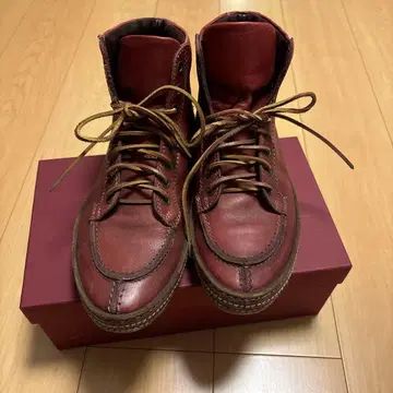 푼토피그로 가죽 부츠 베이지 뜨개질 디자인