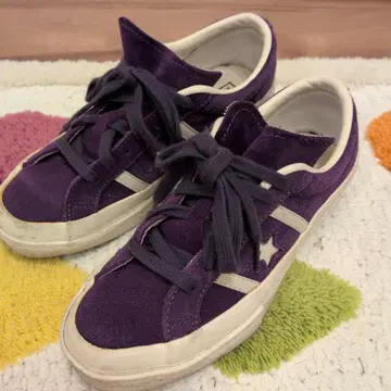 Converse 퍼플 스웨이드 스니커즈