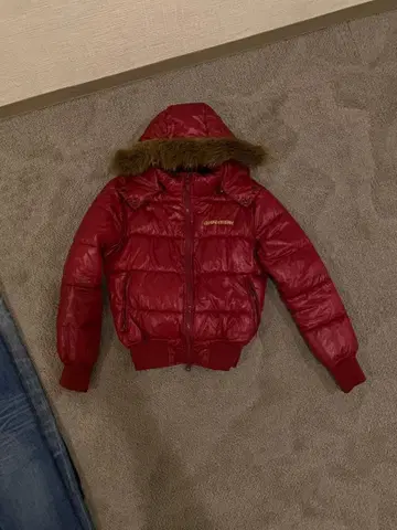 퍼가 달린 다운