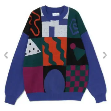 PecoClub 9 스퀘어 니트 스웨터 페코클럽