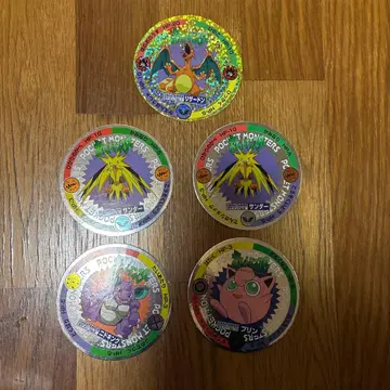 포켓몬스터 멘코 키라 5장 세트 초기