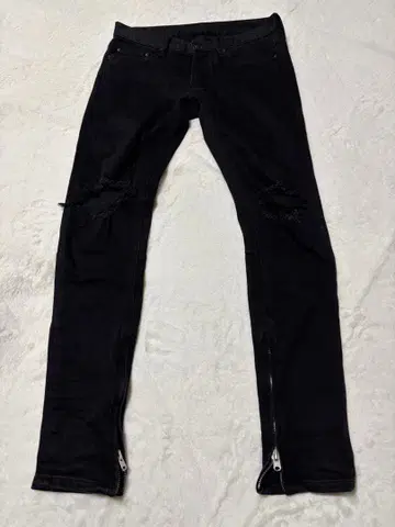 mnml M1 스트레치 크러쉬 데님 블랙 29