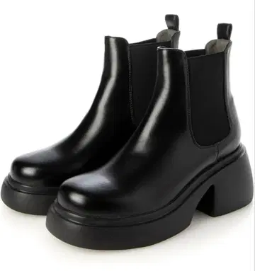 이볼 패션 부츠 경량 통굽 숏 사이드 고어 부츠