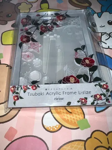 후쿠야 홍동백에 눈 동백 아크릴 프레임 대