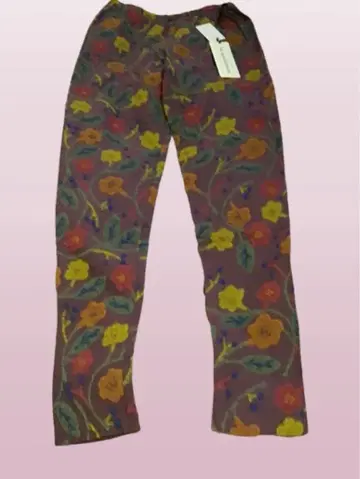 [미사용 새상품 택 포함] M.&KYOKO 꽃무늬 스패츠 멀티 컬러