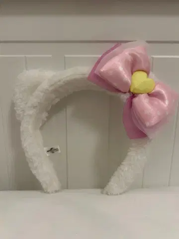 USJ 키티 리본 포함 화이트 머리띠