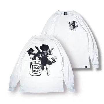 BLACK BRAIN hush Angel LS Tee 새상품
