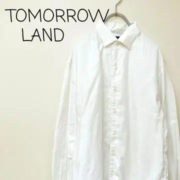 [ 새상품급 ] TOMORROWLAND 셔츠 긴팔 화이트 이너 레이어드