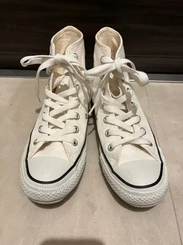 [ CONVERSE ] 화이트 하이컷 스니커즈