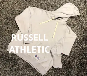 구제 의류 현행 러셀 애슬레틱 무지 맨투맨 옅은 스카이블루