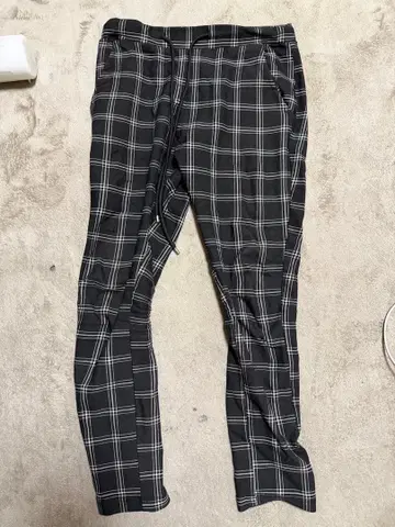 아담스 저글러 RTEG 블랙 체크 스키니 S