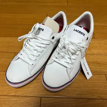 LACOSTE 화이트 스니커즈 택 포함 새상품 트리콜로르