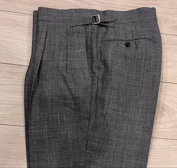 링 재킷 2 플리츠 사이드 조절 그레이 46