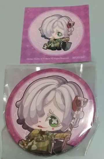 제5인격 묘지기 2세트 3주년 캔뱃지 스티커