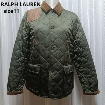 RALPH LAUREN 퀼팅 자켓 딥 그린 11호 스커트 포함