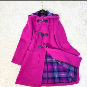 LONDON Tradition 더플 코트 퍼플 36