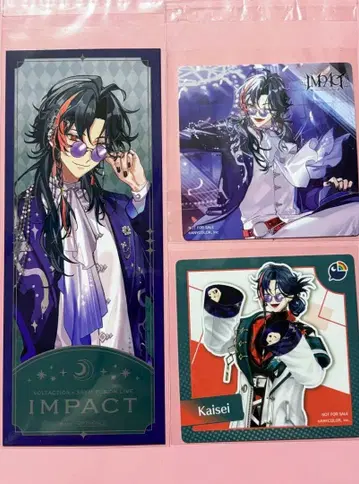 괴성 3SKM 마네키네코 IMPACT 코스터 티켓풍 카드