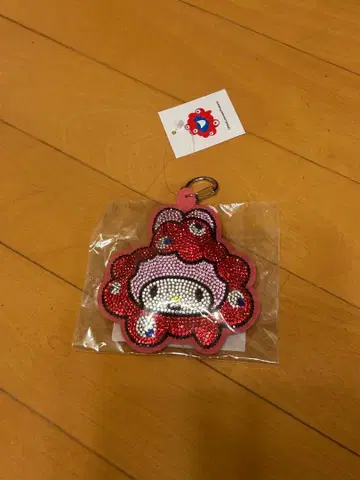 미야쿠미야쿠 마이멜로디 반짝반짝 가죽 키링 만박 새상품 산리오