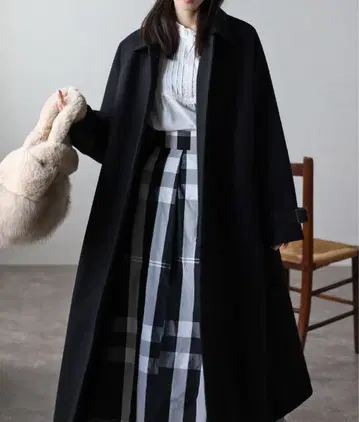 [ 2WAY ] 페이크 울 스텐카라 코트/발마칸 코트
