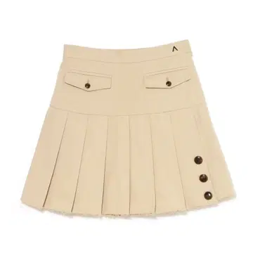 [ Beige ] ANDMARY Blair trench pleats