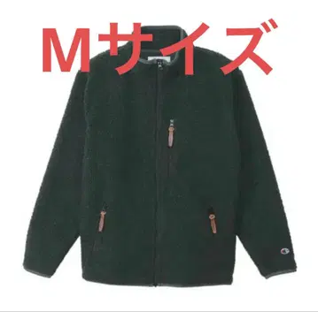 [ M 사이즈 ] champion 지퍼 자켓 아우터 그린 챔피온