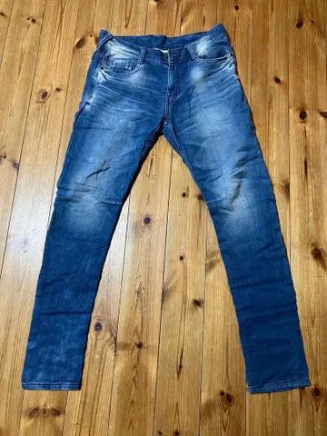 GRF 슬림핏 블루 데님