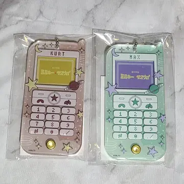 은하 특급 밀키 웨이 핸드폰풍 아크릴 케이스 아크릴 키링 맥스 카트