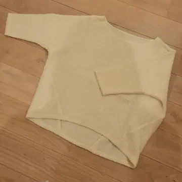 클리닝 완료 그레이스 콘티넨탈 크림색 오부 소매 상의