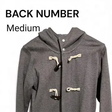 BACK NUMBER 미디엄 후드 부착 더플 코트