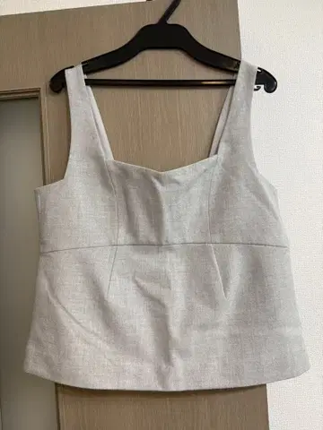 IENA 지퍼 달린 그레이 뷔스티에