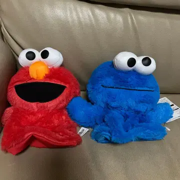 세서미 스트릿 봉제 인형 퍼펫 2종 세트