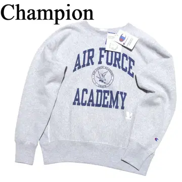 새상품 25AW 챔피온 USAFA 리버스 위브 맨투맨 그레이