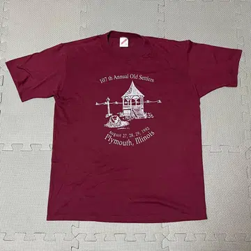 90s JERZEES USA제 빈티지 T셔츠 양면 프린트